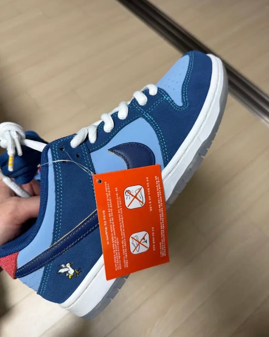 (260)나이키 x 와이 쏘 새드? SB 덩크 로우 프로 코스탈 블루 상품이미지1