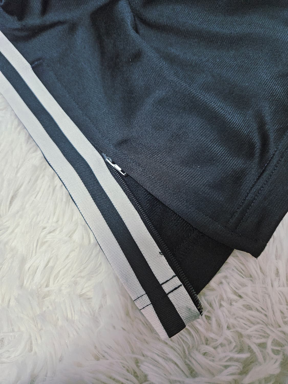 ☆빈티지아디다스☆​[초희귀/Y2K] 07년판 도트 라인 후드 집업&팬츠 상품이미지9