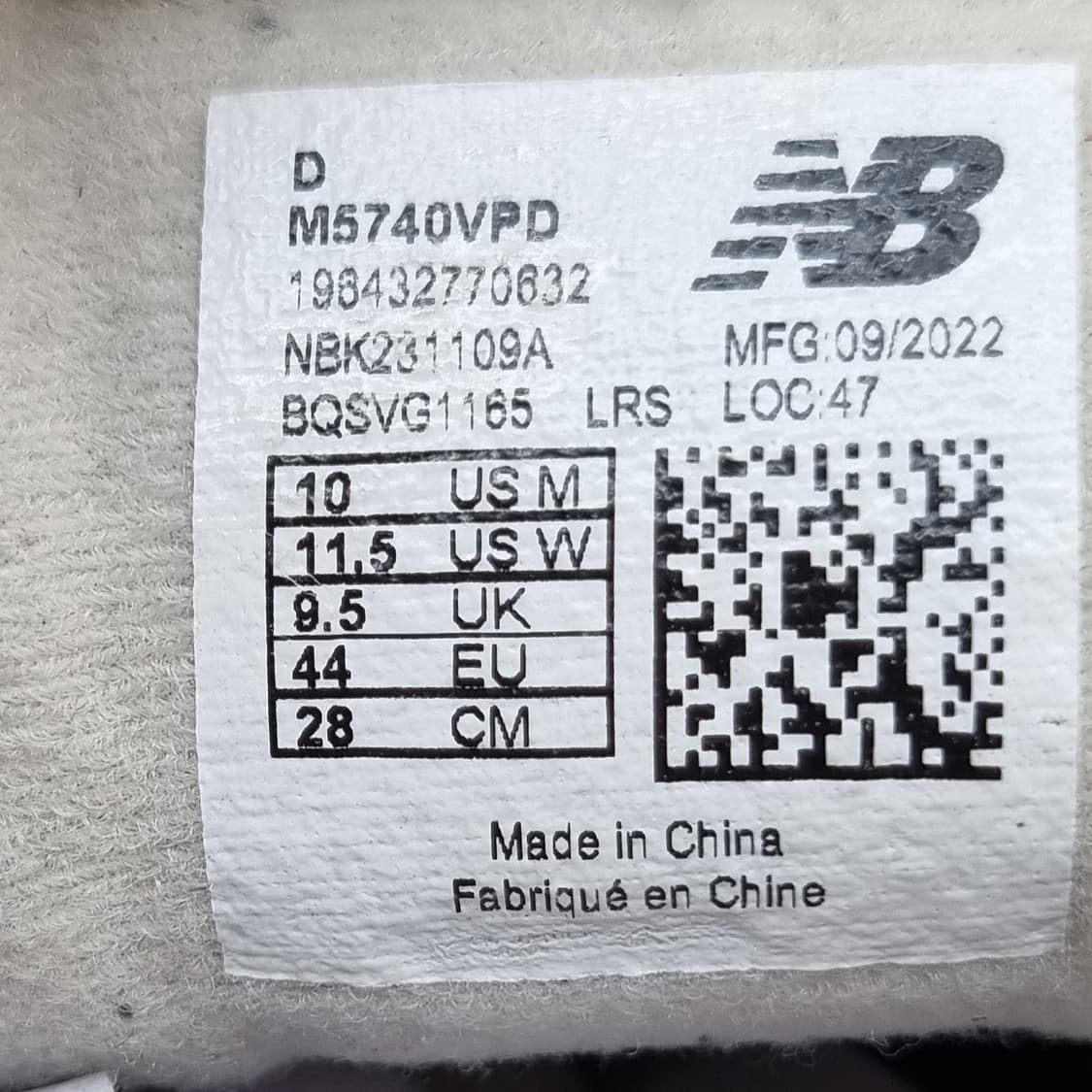 뉴발란스 5740 남성운동화 280 상품이미지6