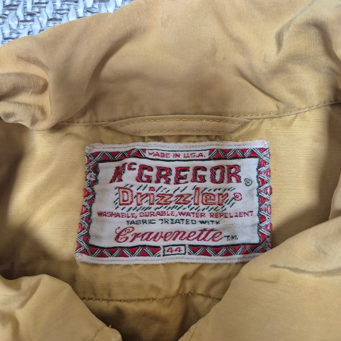 60s McGREGOR 드리즐러 자켓 made in USA 상품이미지3
