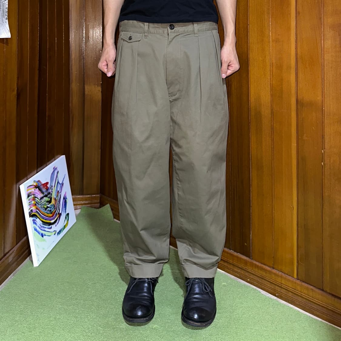 Beams plus two tuck chino crop pants 상품이미지2