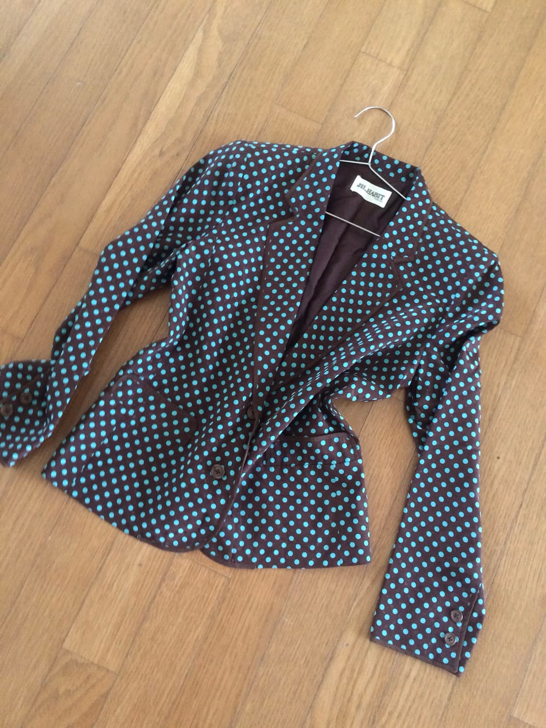Mint Dots Jaket 헤이세이 민트 초코 도트 라떼갸루 자켓  상품이미지1
