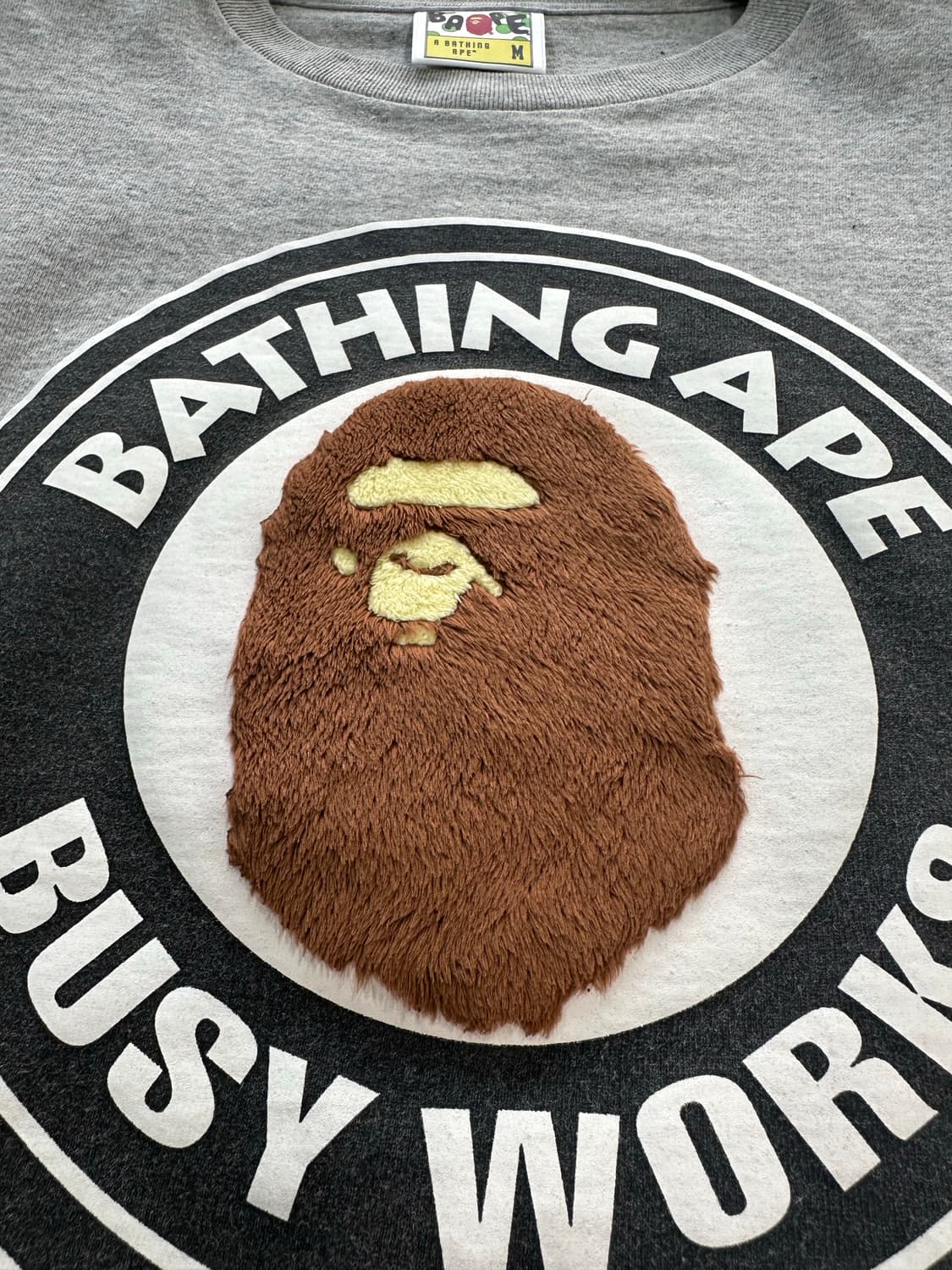 베이프 보아 퍼 빅사루 컬리지 긴팔티 상품이미지4