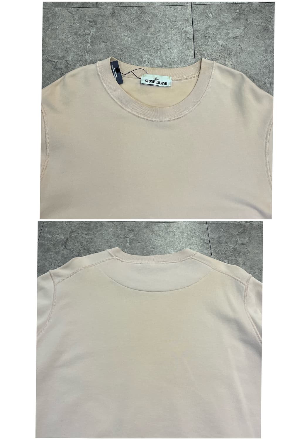 스톤아일랜드 맨투맨 핑크 XL(105) #csz2201 상품이미지6