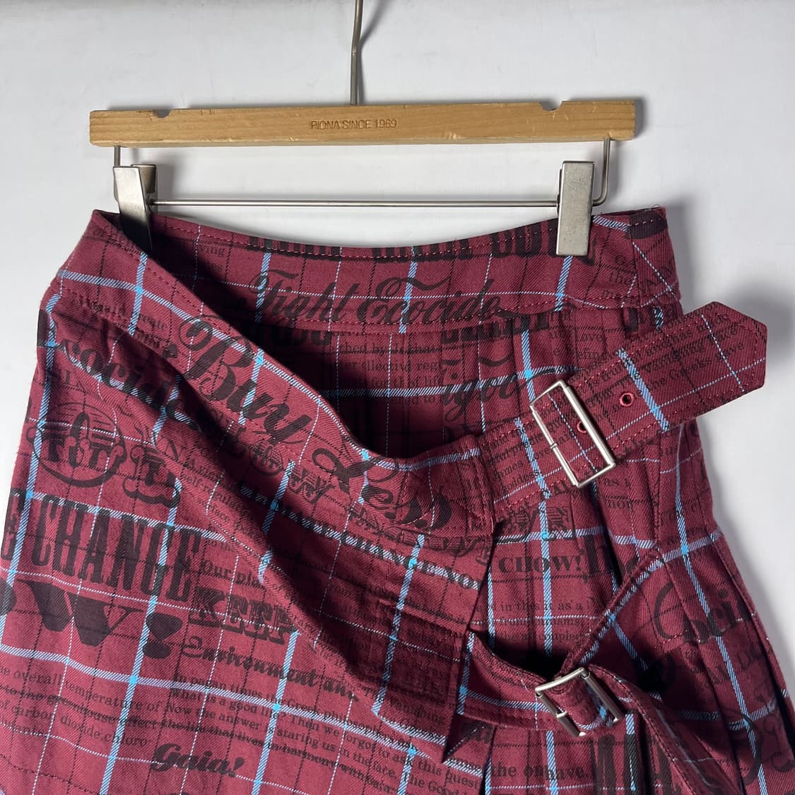 [Vivienne Westwood] 비비안웨스트우드 벨티드체크 미니스커트 상품이미지4