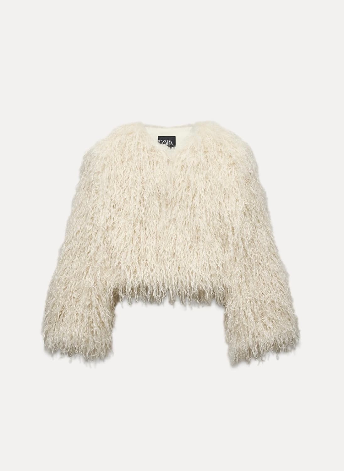 자라 퍼 자켓  (새상품) 상품이미지2