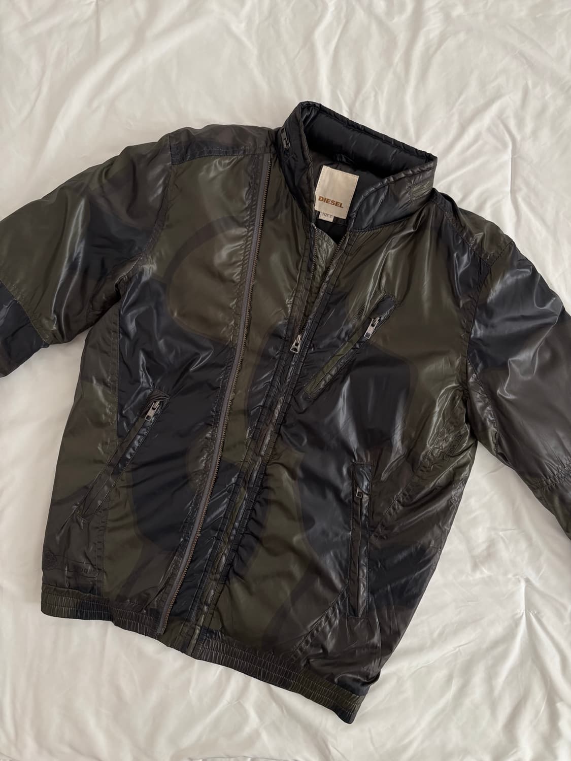 DIESEL camo pattern padded jacket 상품이미지1