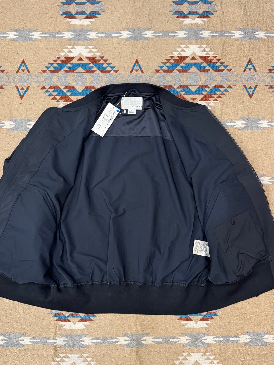 [M][100] 나나미카 알파드라이 필드 자켓 네이비 상품이미지4