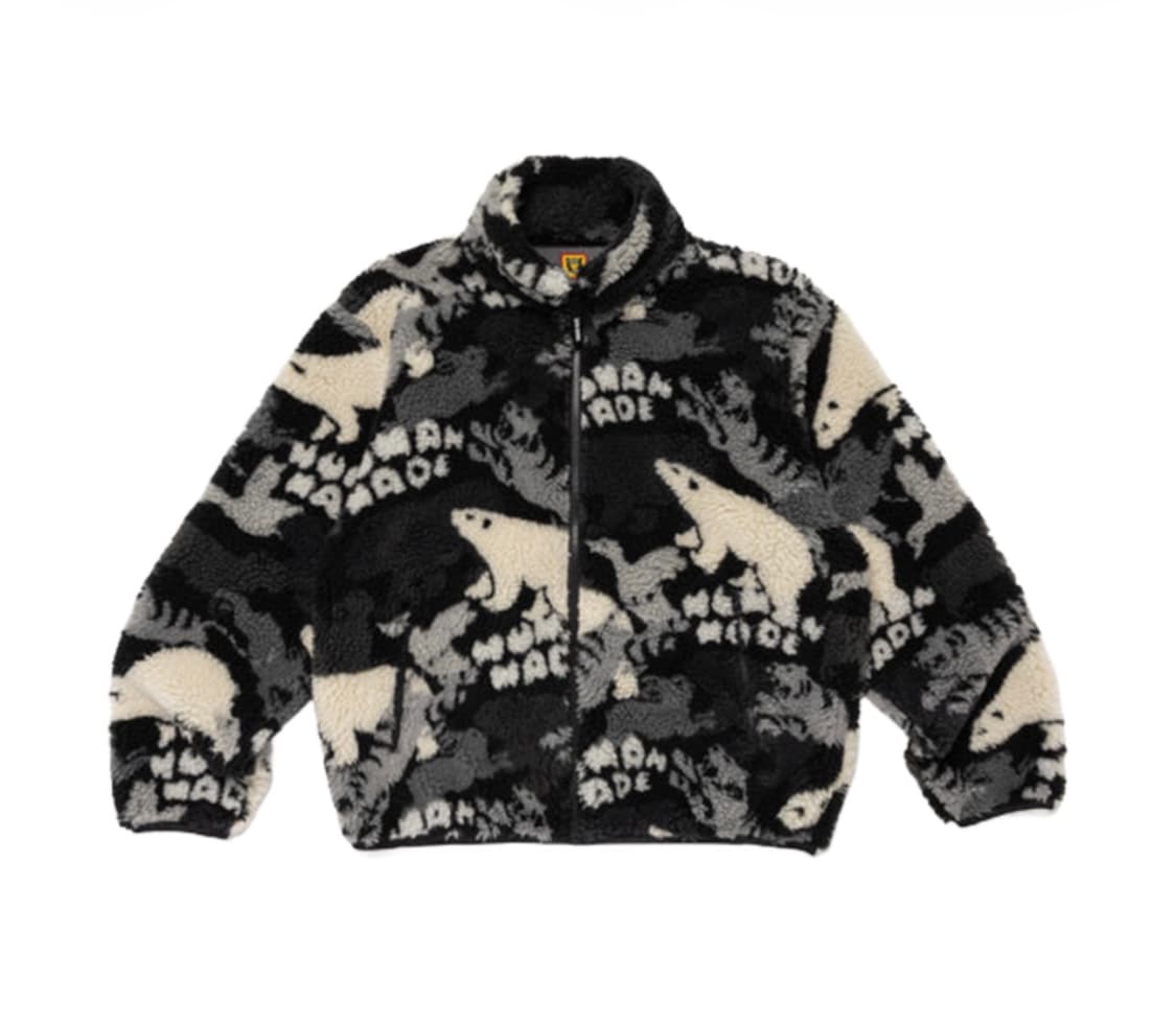 휴먼 메이드 애니멀 플리스 자켓 그레이 상품이미지1