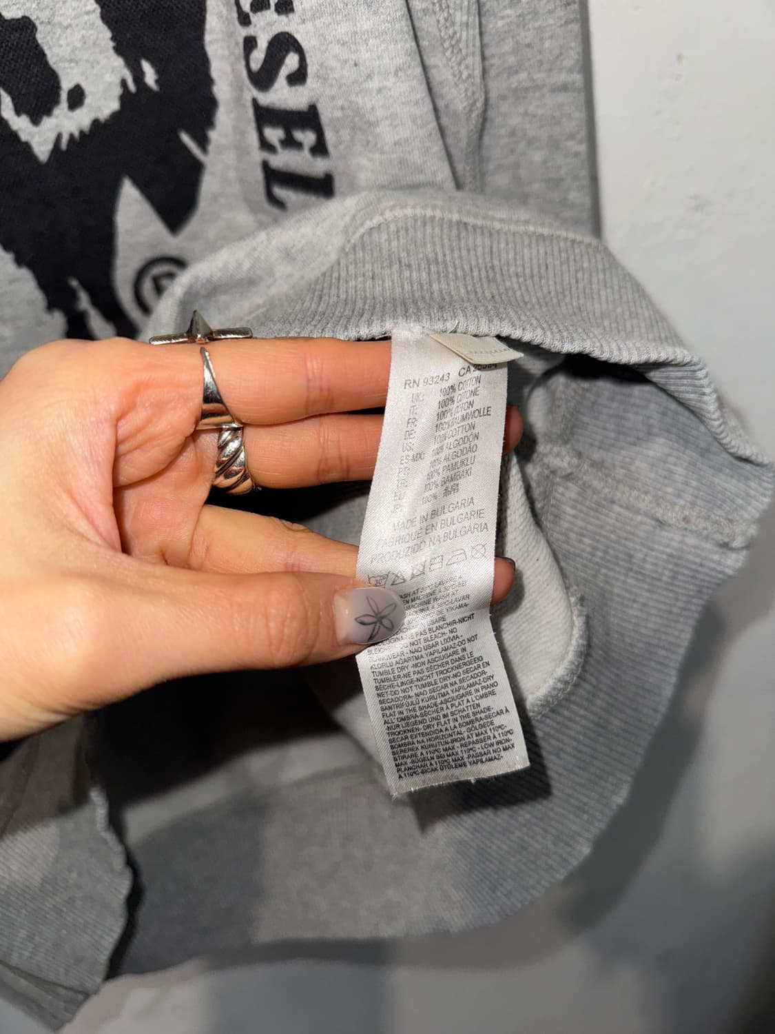 Diesel only the brave sweatshirt 상품이미지4