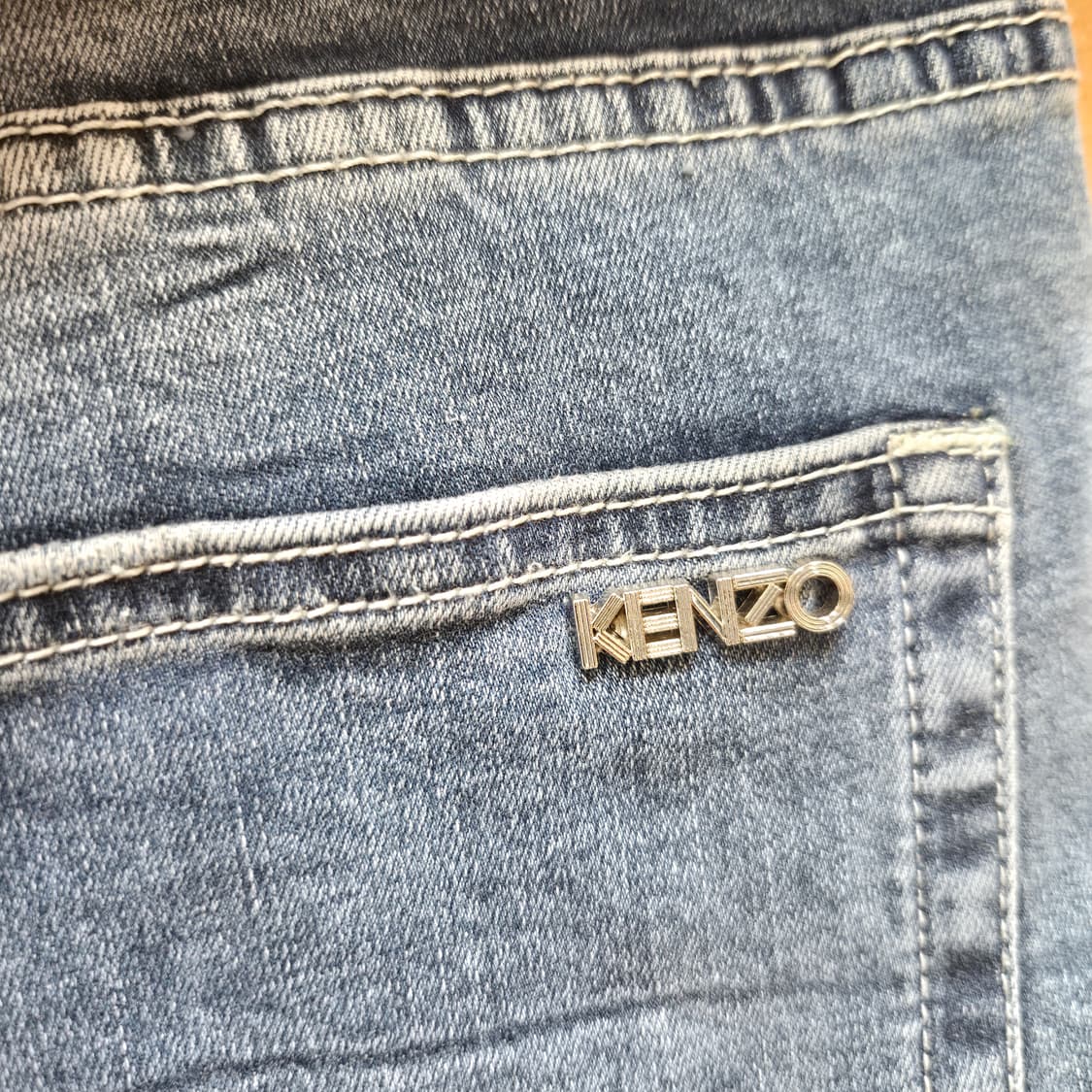 겐조(KENZO) 로고 패치 데님 쇼츠 상품이미지9