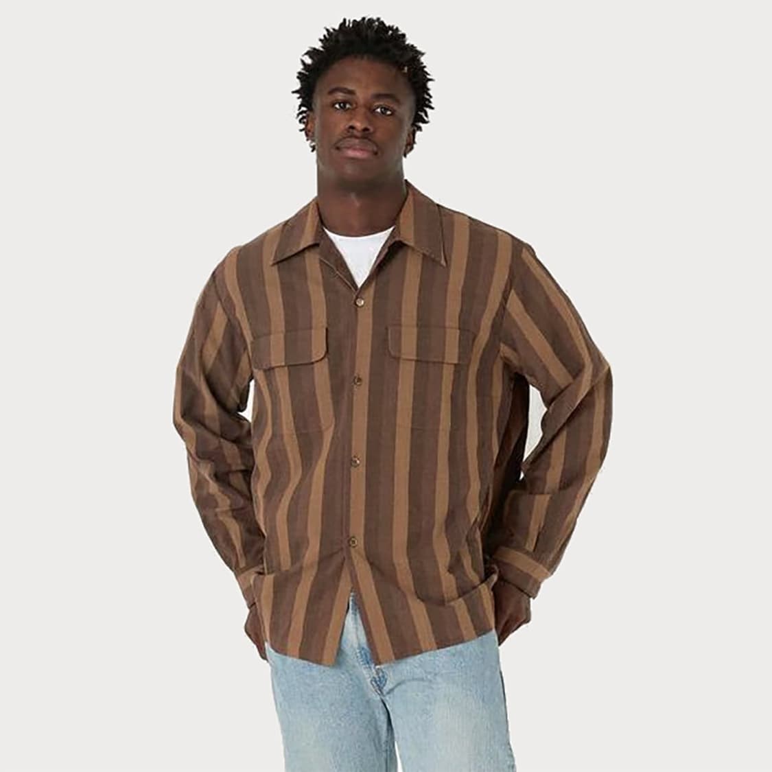 TONAL VERTICAL STRIPE SHIRT  상품이미지2