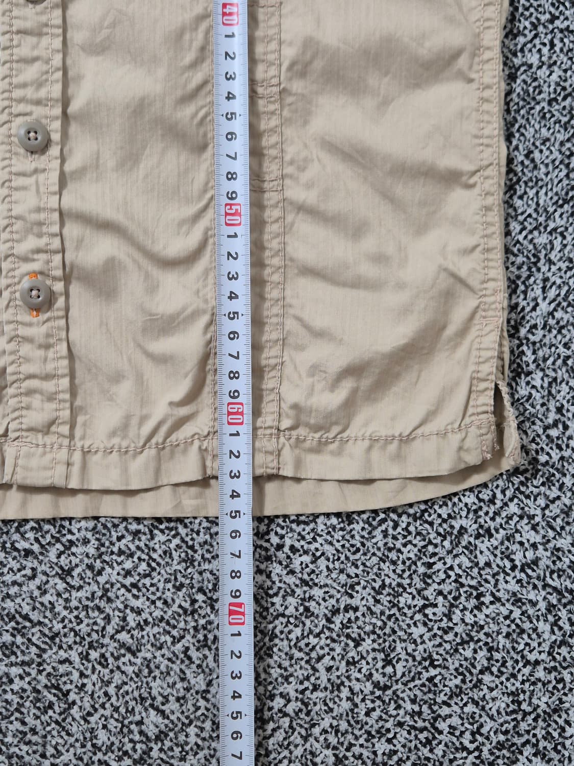 빈티지9. 리바이스 Levi's 베이지 포포켓 밀리터리 셔츠 자켓 상품이미지7