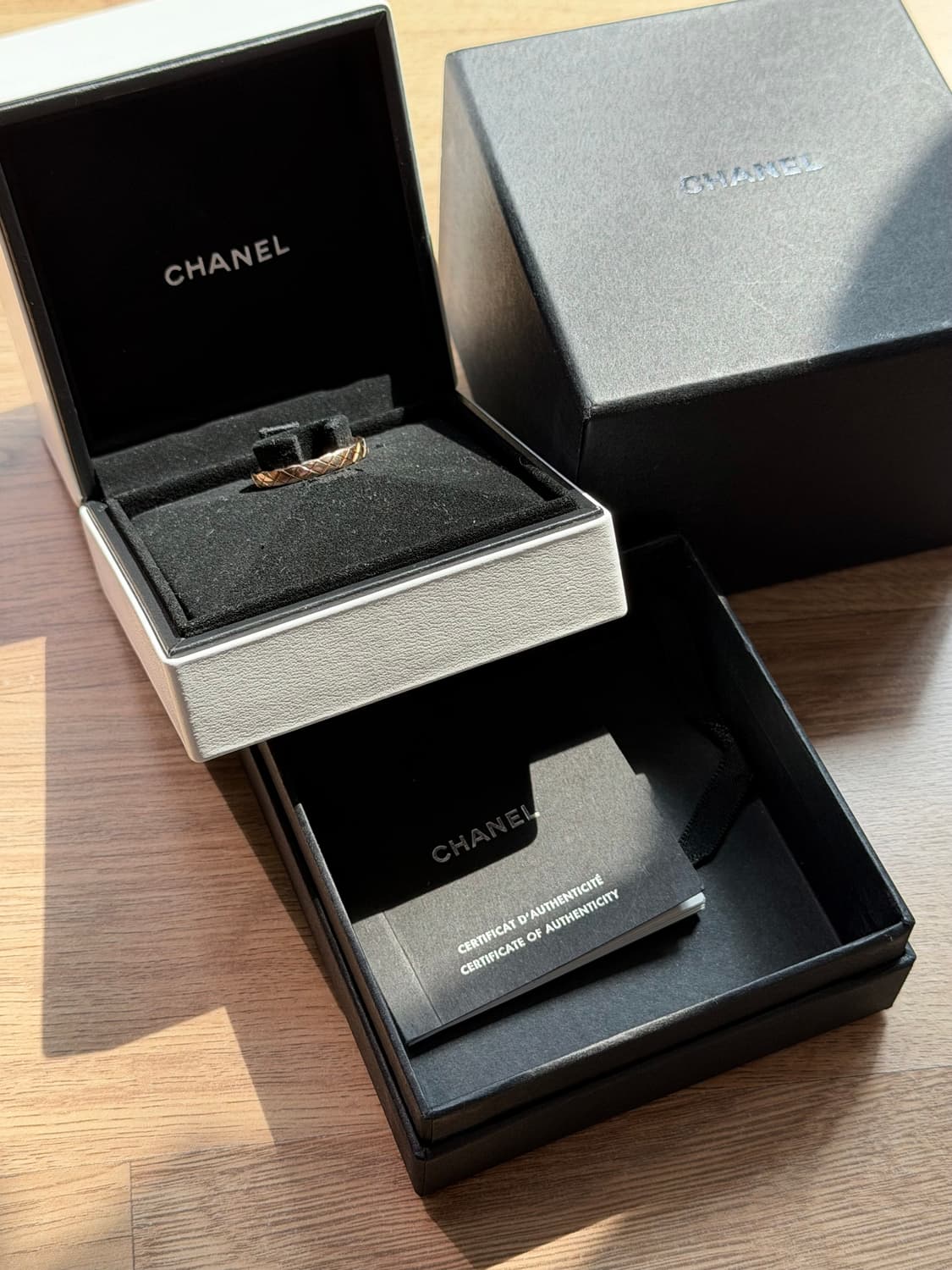 샤넬 코코크러쉬 반지 미니 베이지골드 58호 팝니다 상품이미지3