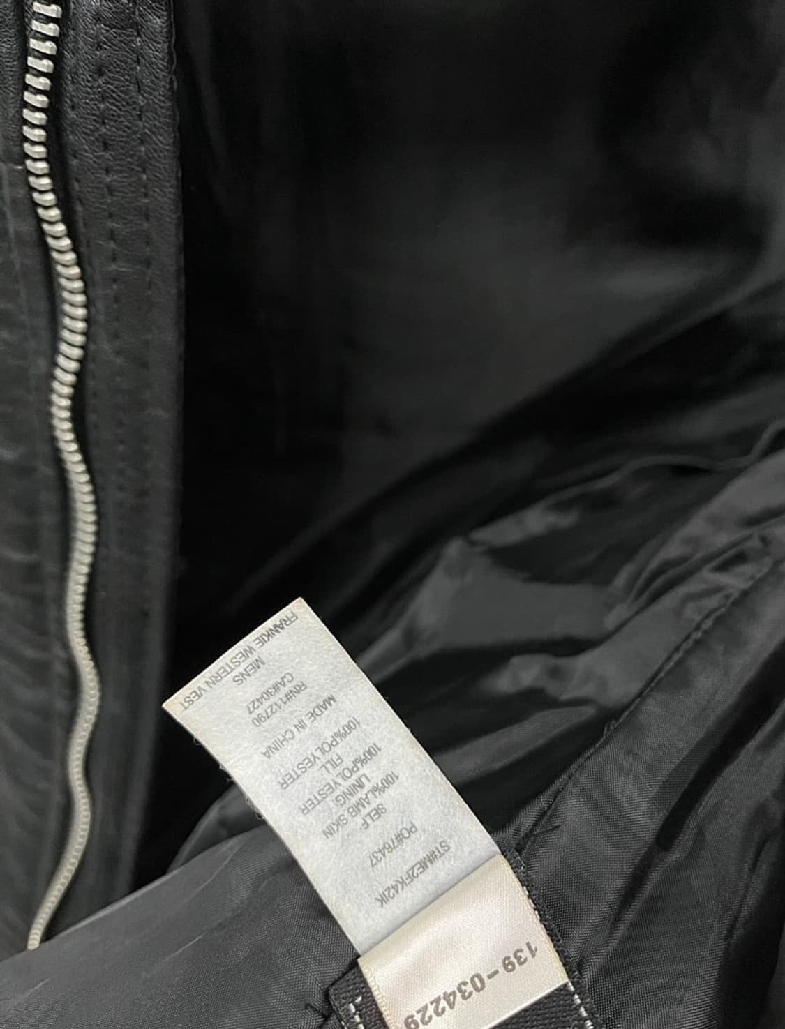 트루릴리젼 양가죽 패딩 조끼 블랙 상품이미지6