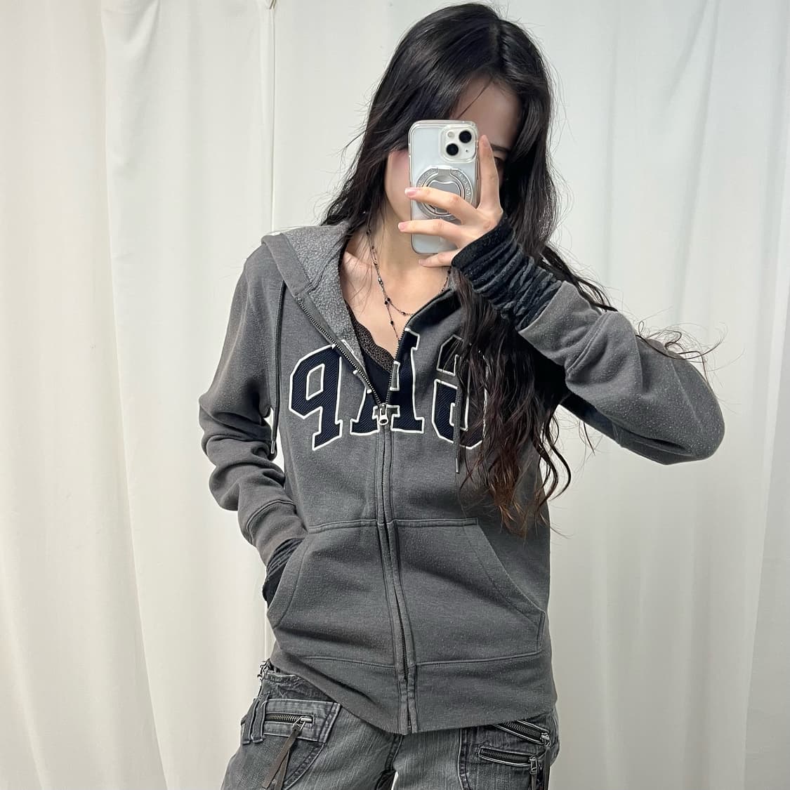GAP Gray Hoodie Zip-up  상품이미지1