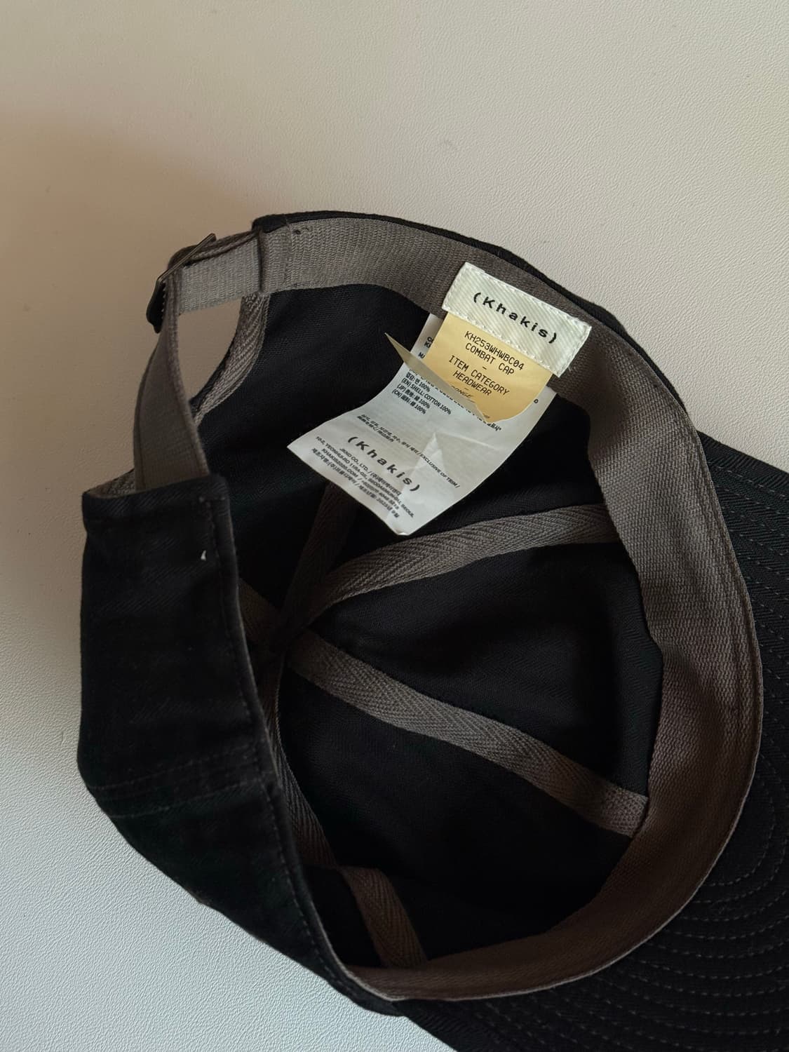 카키스 Combat Cap Black 상품이미지3