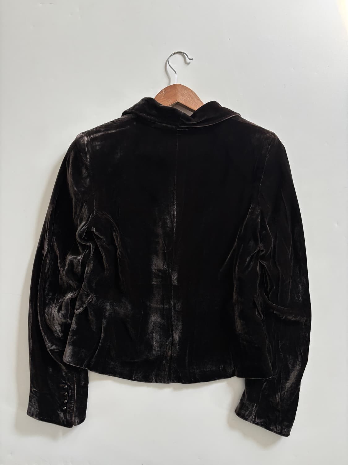 Maxmara 막스마라 다크 브라운 벨벳 자켓  상품이미지8