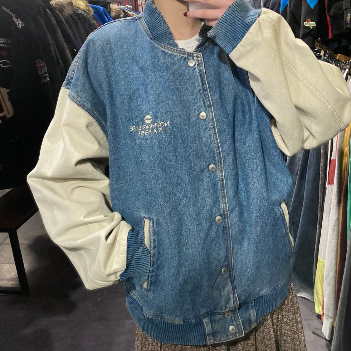 [IM]VTG 바시티 자켓 중청 상품이미지2