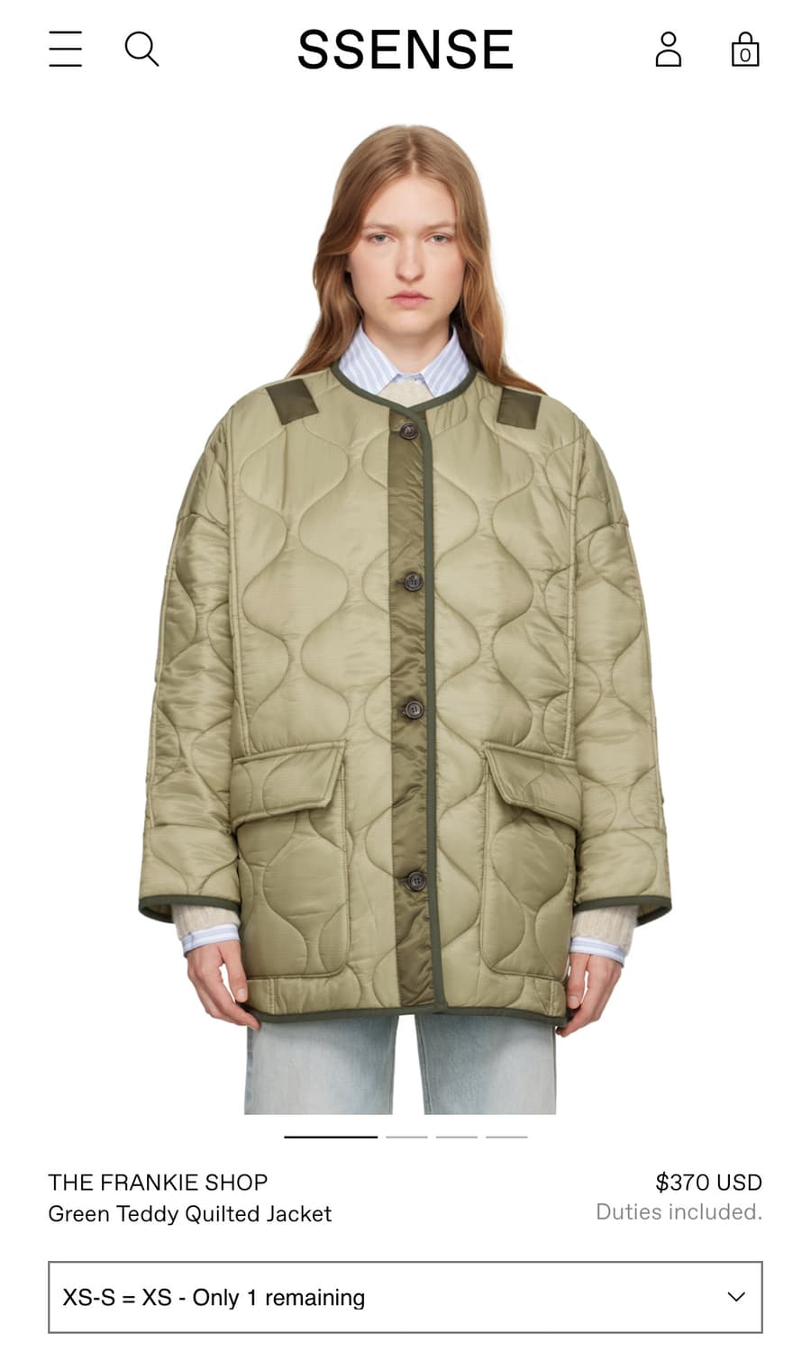 프랭키샵 테디퀼팅 자켓 상품이미지2