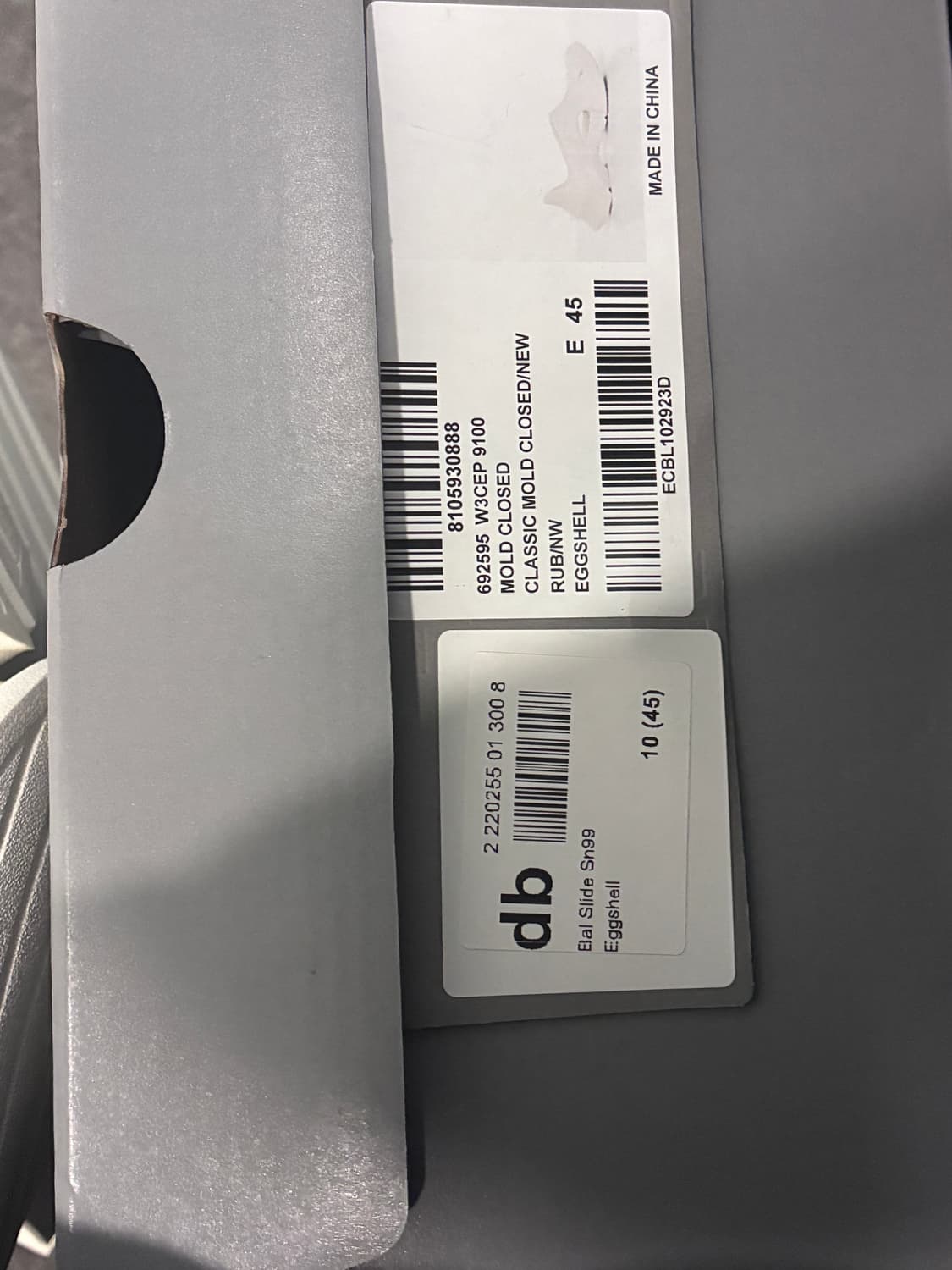 발렌시아가 몰드 클로즈드 샌들 45 상품이미지3