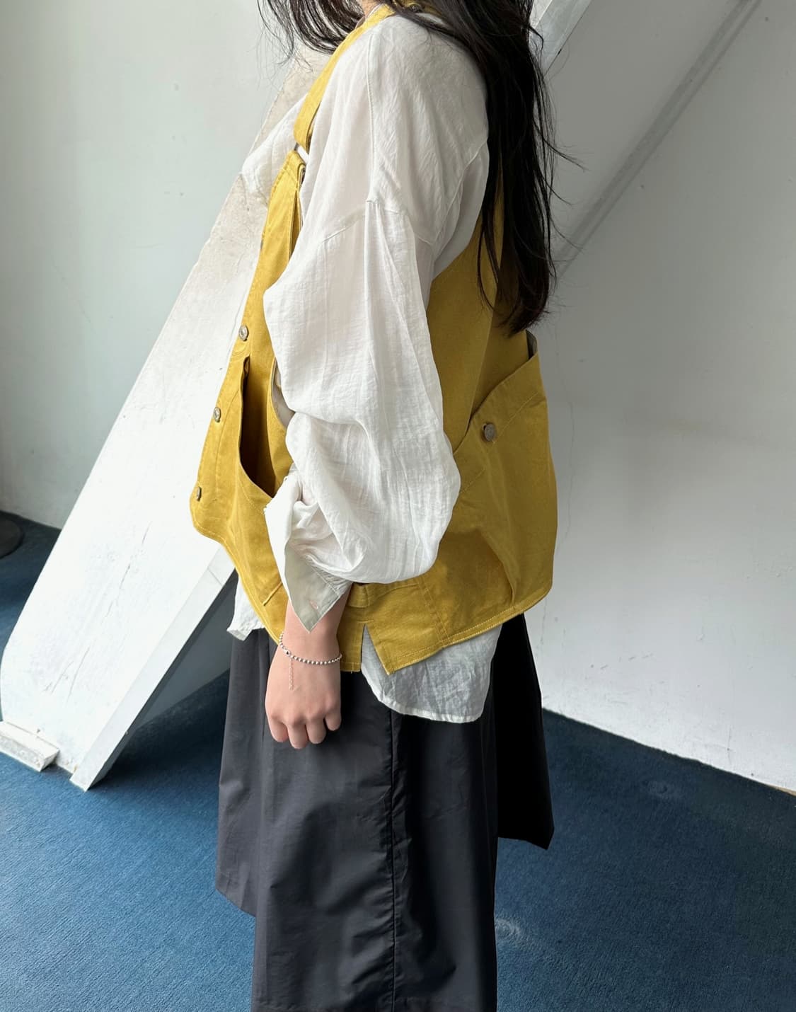 Utility design 65/35 design vest 상품이미지2