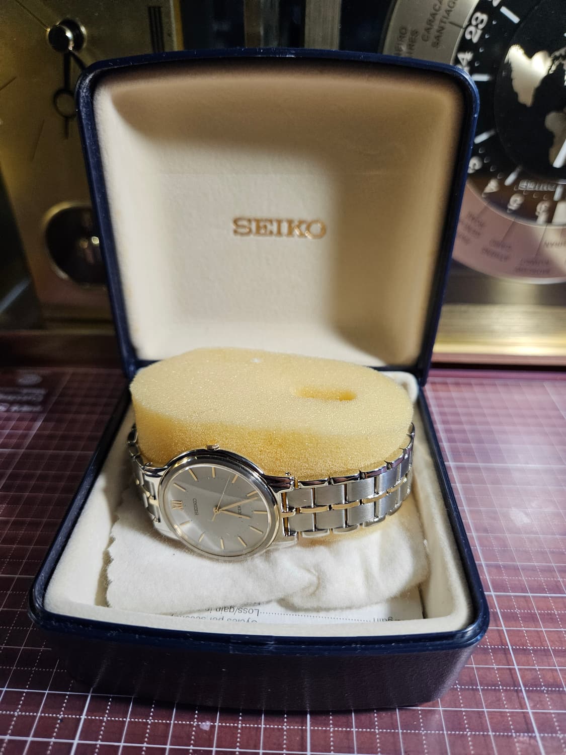 빈티지 세이코 루센트 seiko Lucent 남성 시계 쿼츠 상품이미지5