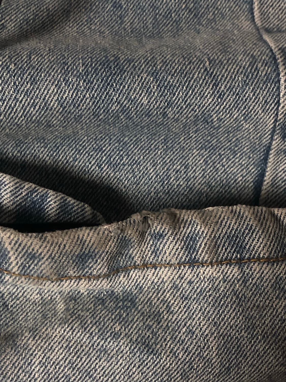 1) 노드 와이드 배기 데님 팬츠 라이트 블루 상품이미지5