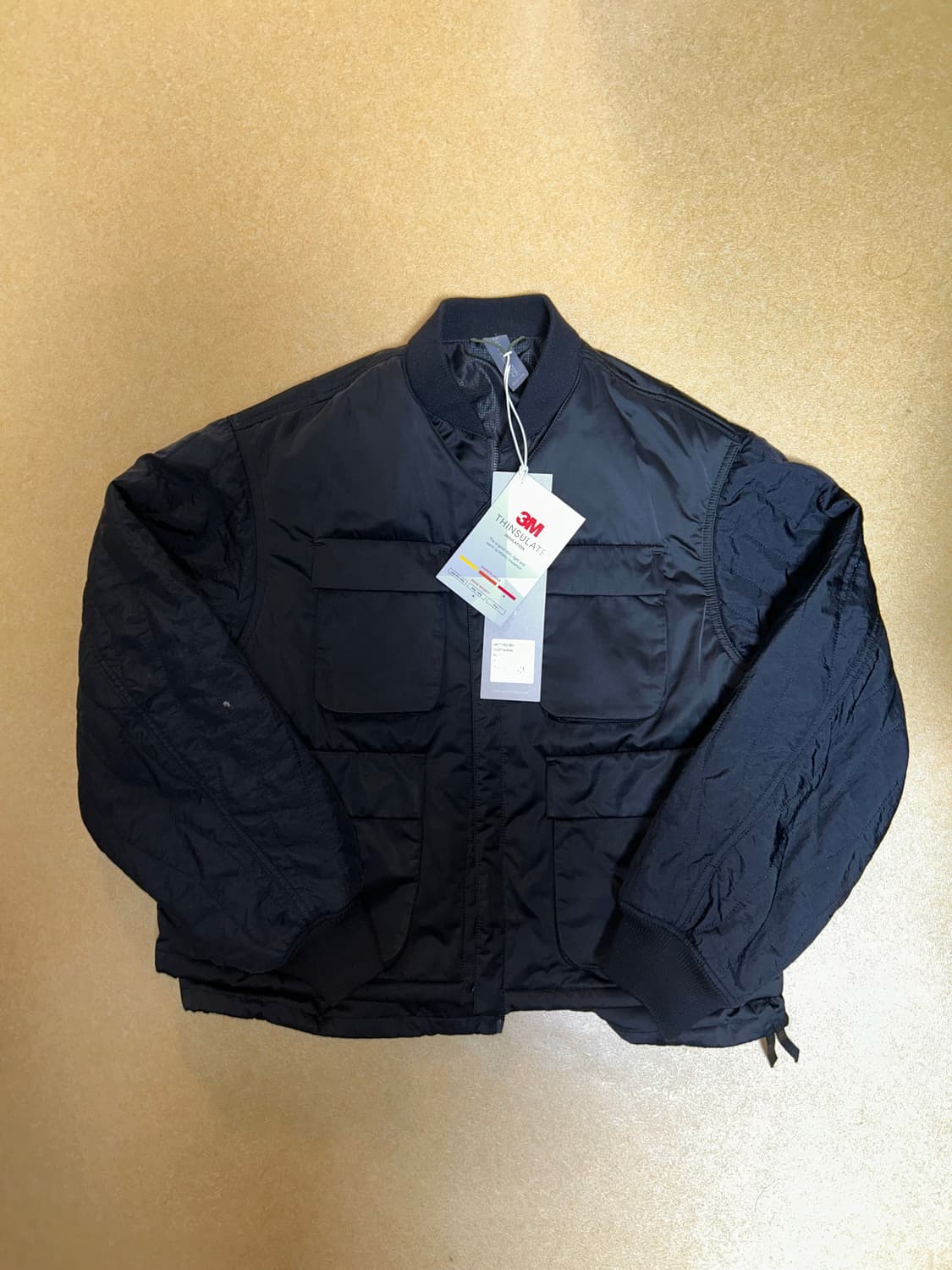 언어펙티드 패디드 레이어드 플라이트 자켓 블랙 상품이미지6