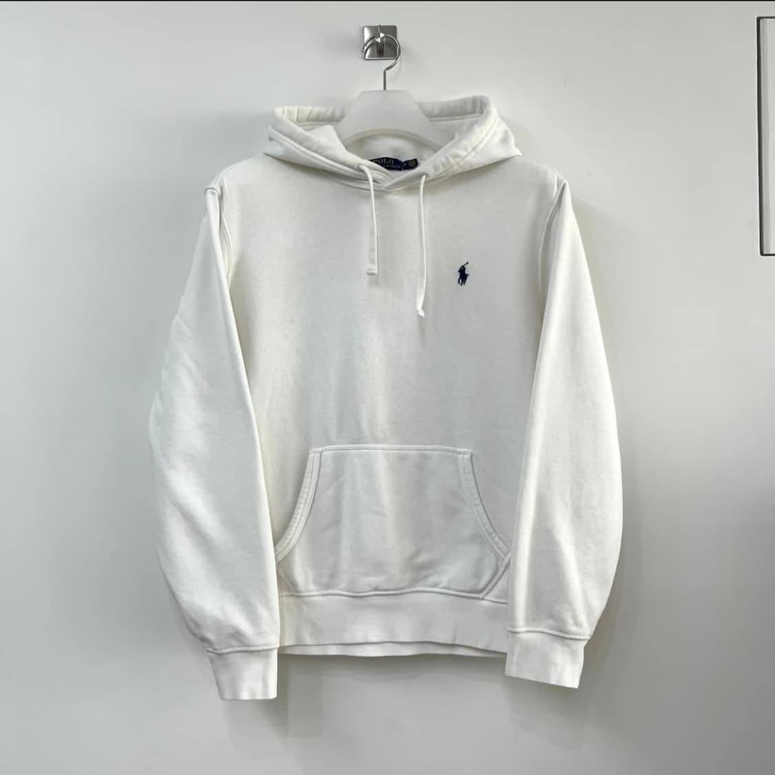 폴로 랄프로렌 화이트 후드티 상품이미지1