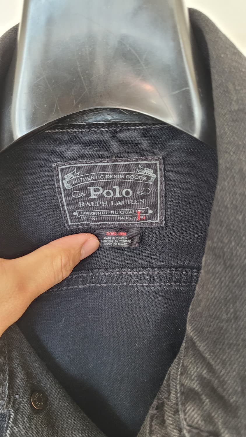 폴로 랄프 로렌 블랙 데님 트러커 자켓 rrl lot271 상품이미지2