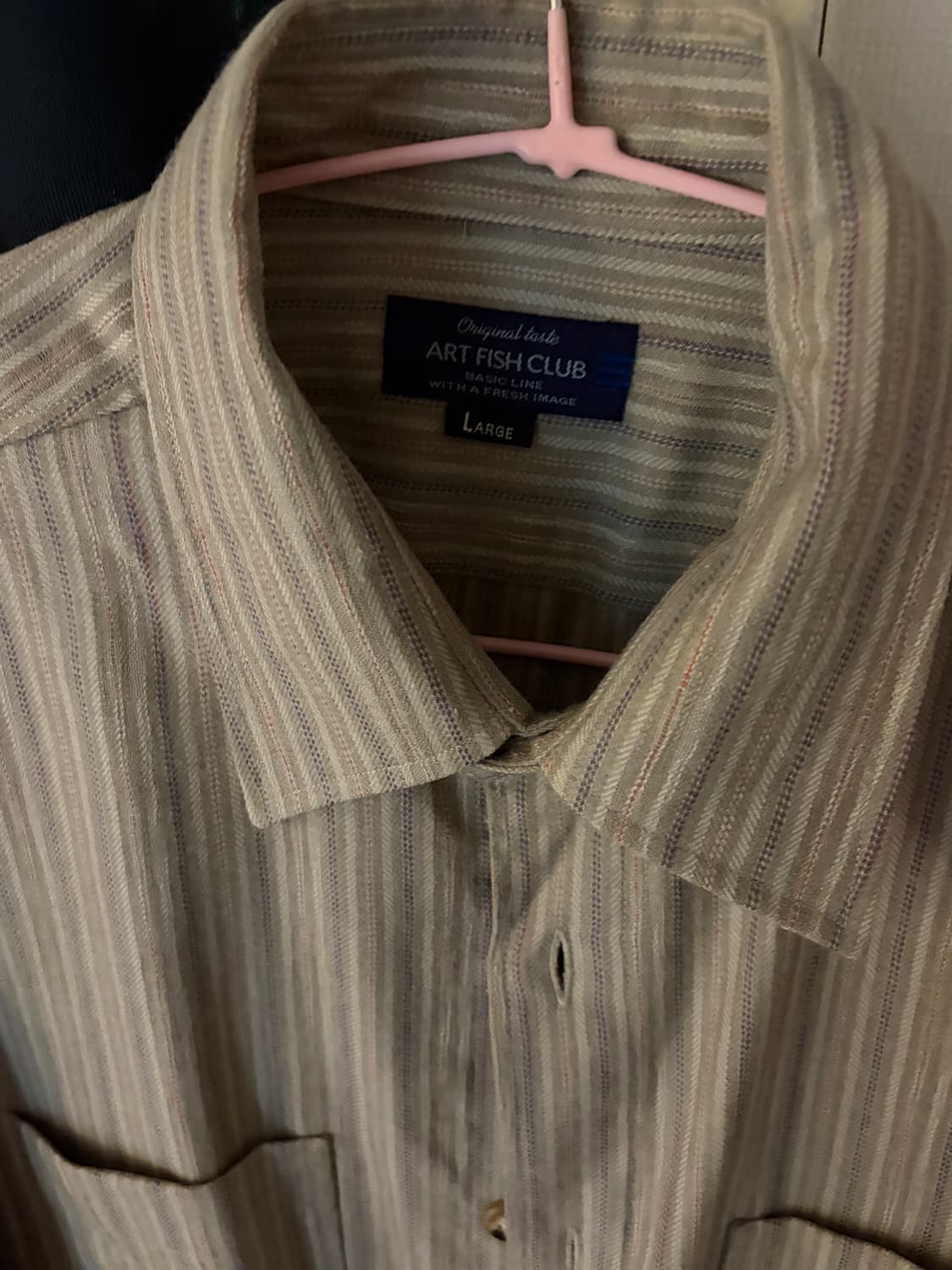 빈티지 스트라이프 셔츠 상품이미지2