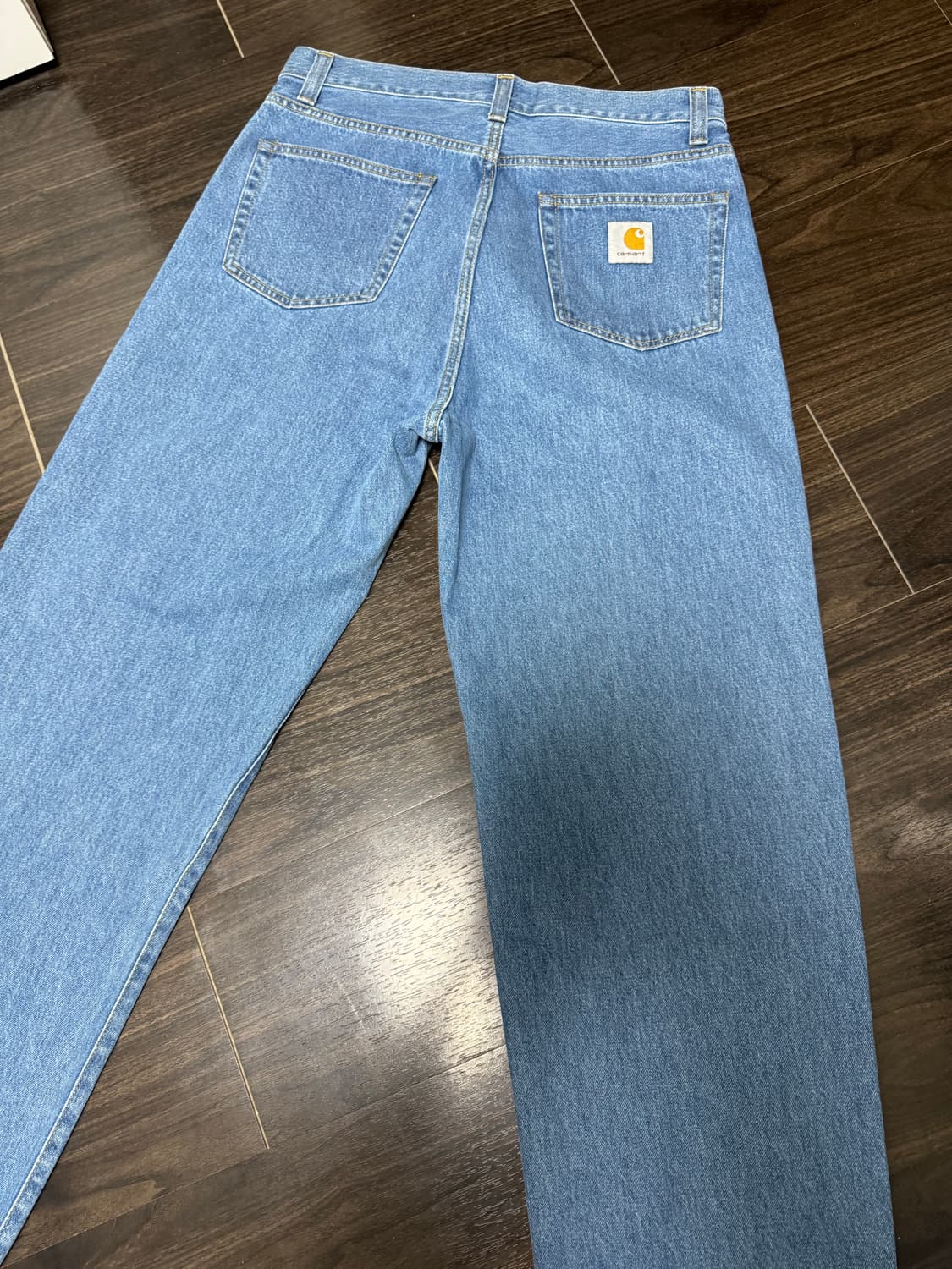 칼하트윕 랜든 팬츠 로버트슨 블루 헤비 스톤 워시 30 상품이미지1