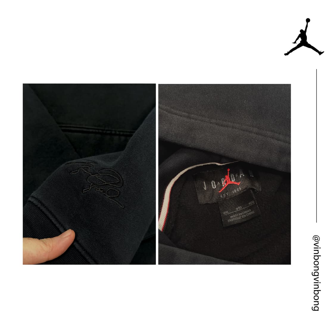 조던 로고후드티 상품이미지4