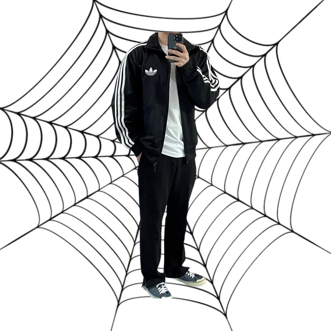 아디다스 파이어버드 블랙 트랙탑 상품이미지2