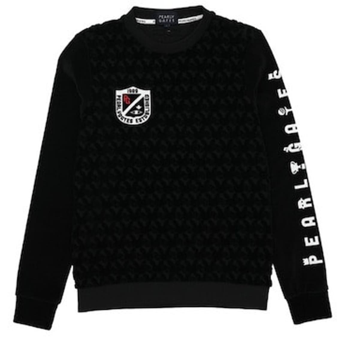 2 파리게이츠 골프 바니 벨벳 올오버 패턴 맨투맨 상품이미지1