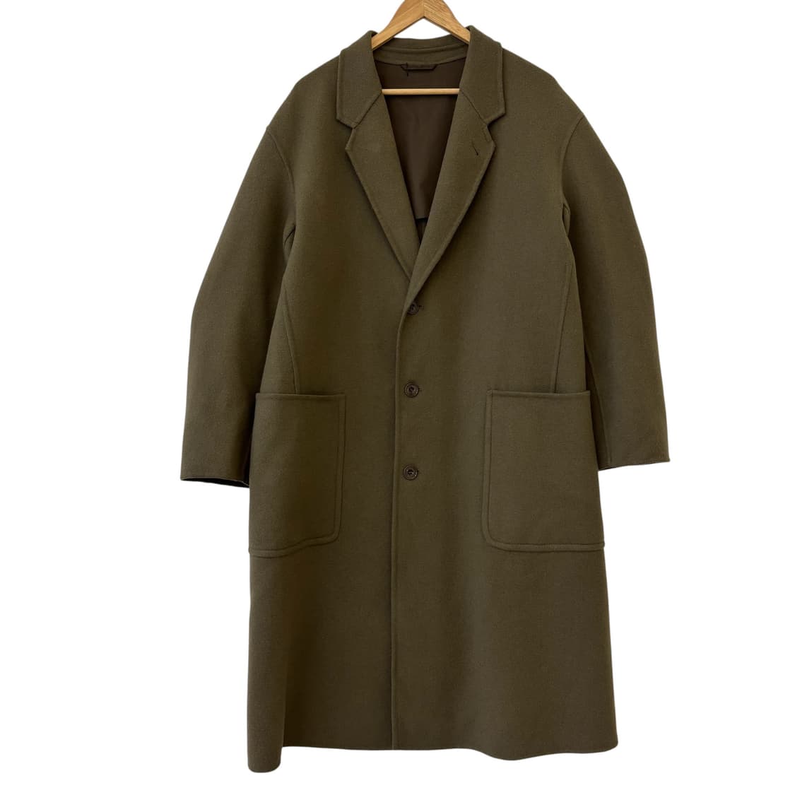 They 오버핏 메리노 울 핸드메이드 코트 상품이미지1