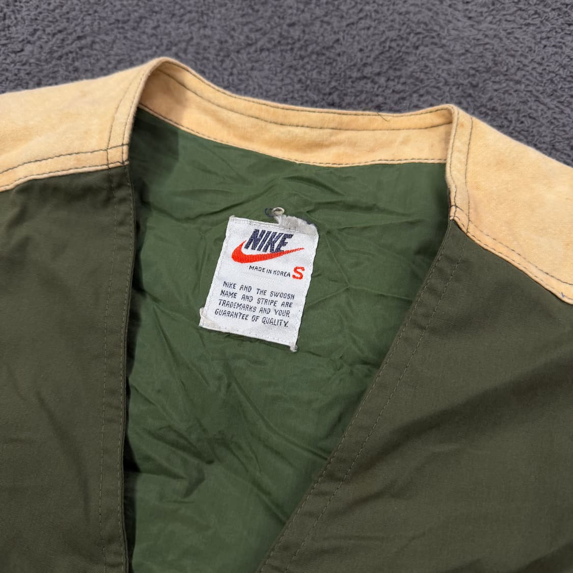 [정품/S] 80s 나이키 스우시 올드스쿨 멀티포켓 조끼 베스트 자켓 상품이미지4