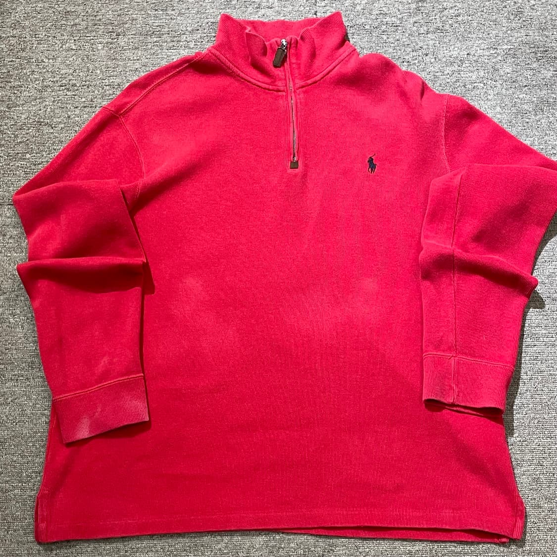 (L) POLO 폴로 랄프로렌 반집업 스웻셔츠 맨투맨 상품이미지3