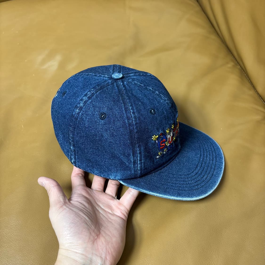 슈프림 6패널 볼캡 모자 비틀즈 프렌즈 데님 상품이미지3