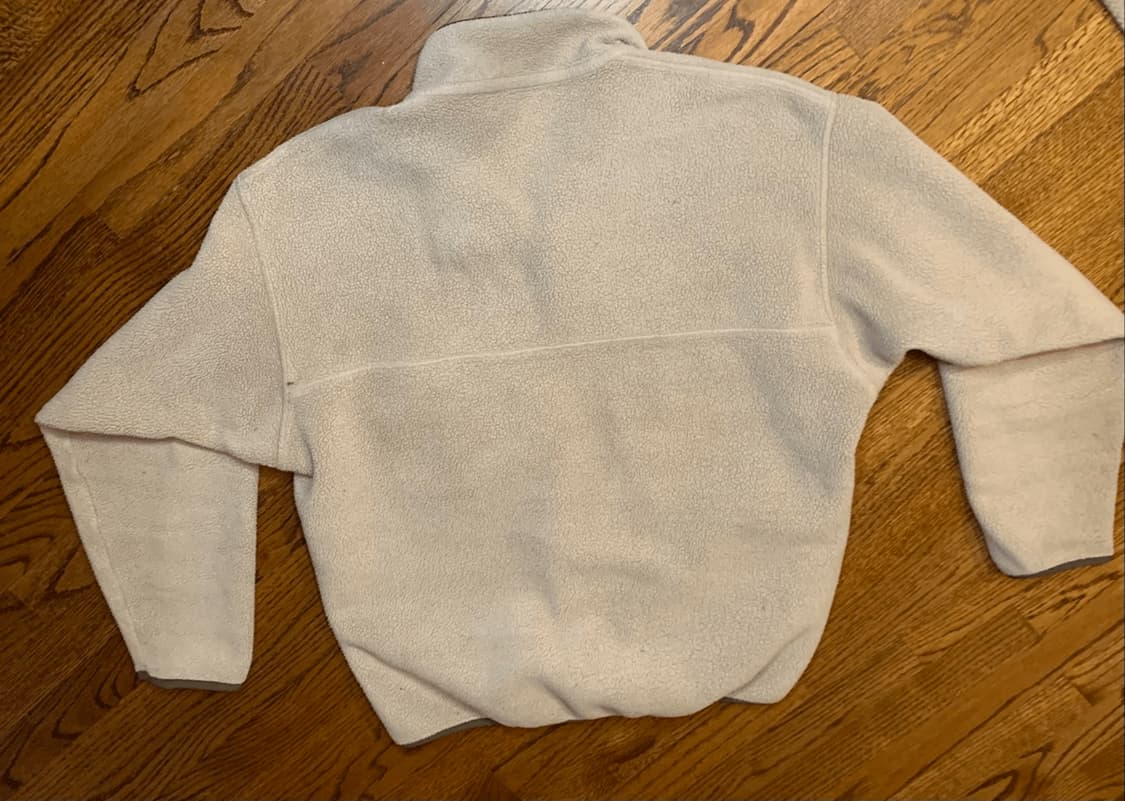 90s 파타고니아 신칠라 스냅-T 베이지/차콜 콜롬비아 상품이미지5