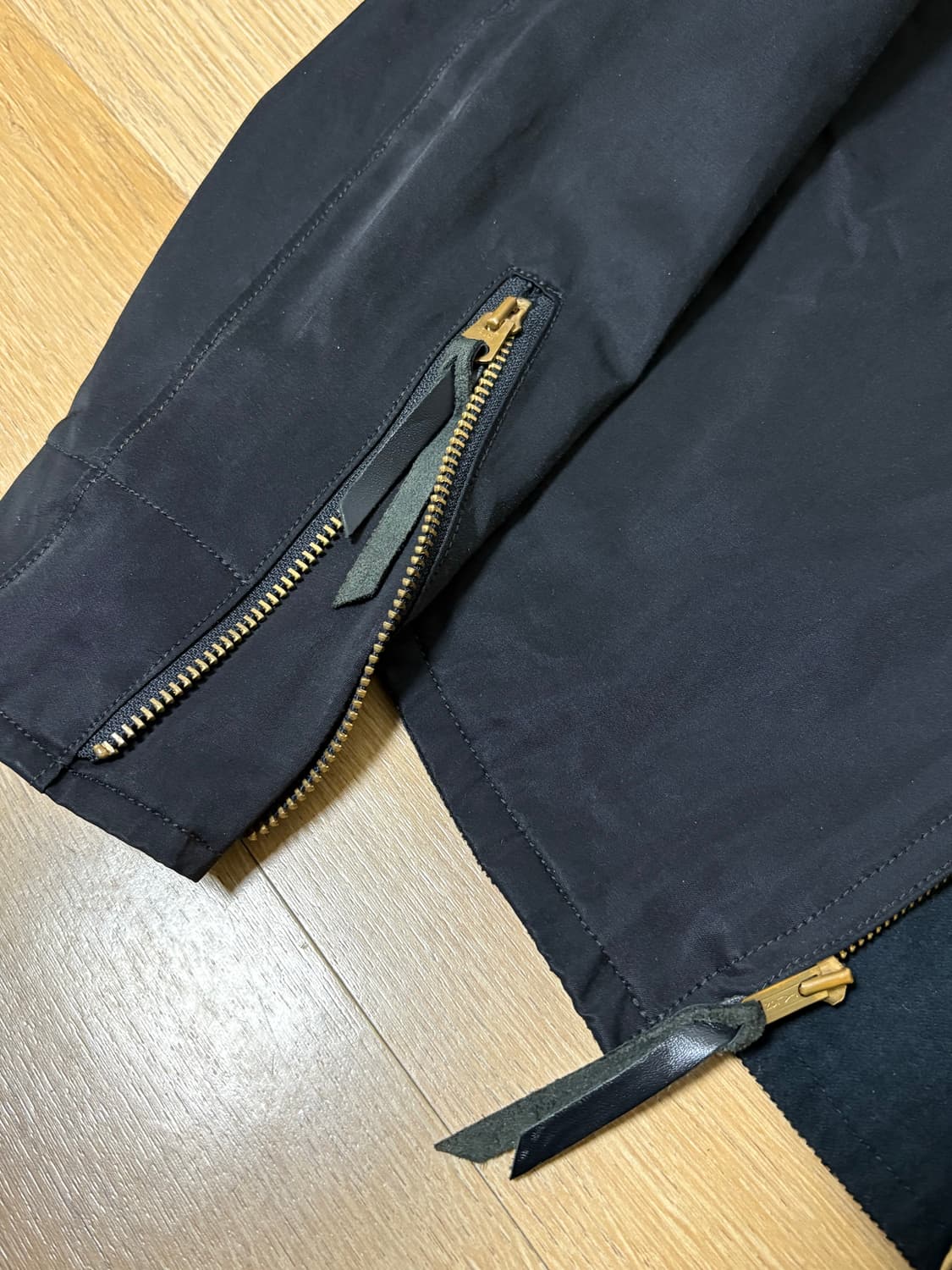 (38)리얼맥코이 부코 j-57 모터사이클 새틴 자켓 상품이미지4