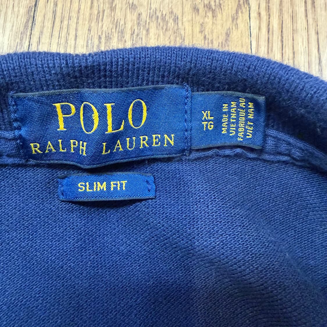 폴로 랄프로렌 네이비 카라 반팔 티셔츠 상품이미지3