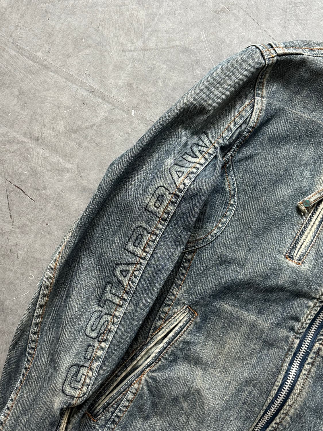 G-Star RAW 지스타 로우 데님 바이커 자켓 상품이미지3