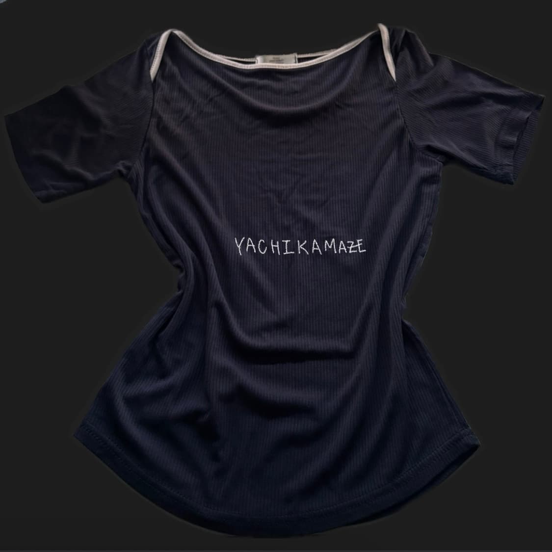 Navy Line shoulder T 상품이미지1