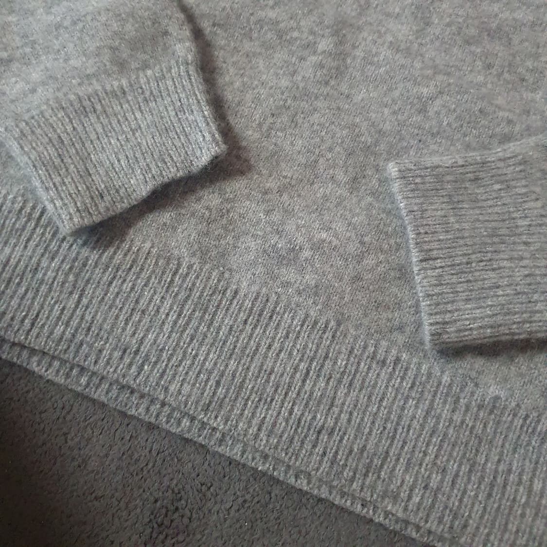 로우클래식 라쿤 울 브이넥 니트 스웨터 M 상품이미지4