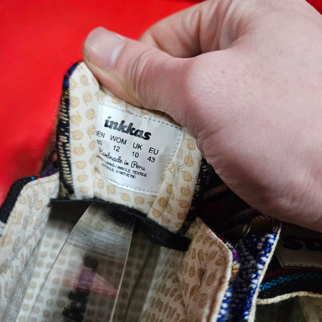 잉카스(Inkkas)in peru 블랙버드 컨버스 스니커즈 43 상품이미지9