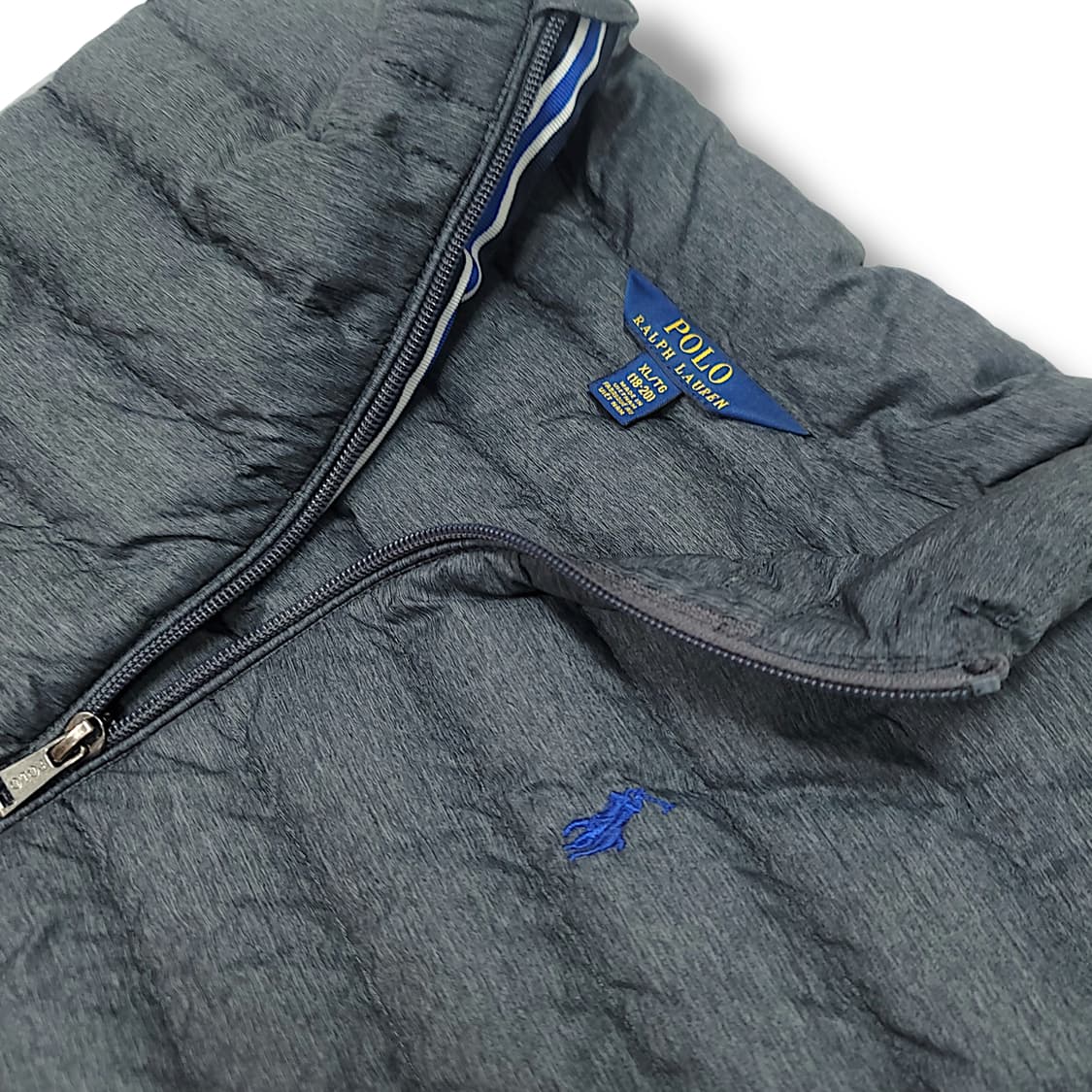 [M] 폴로 다크 그레이 경량 덕 다운 패팅 베스트 상품이미지8