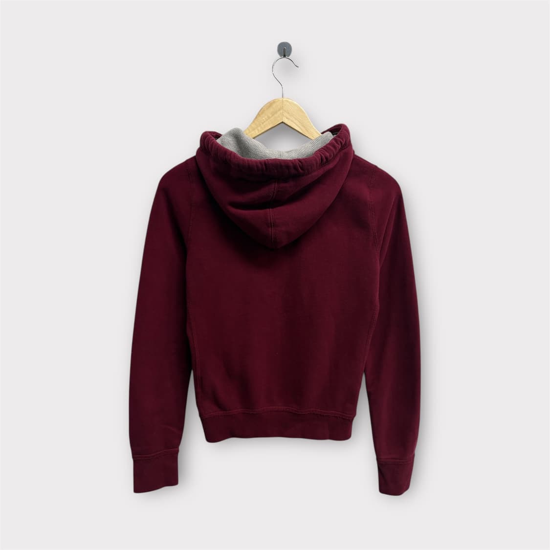 아베크롬비 버건디 후드집업 M 상품이미지3