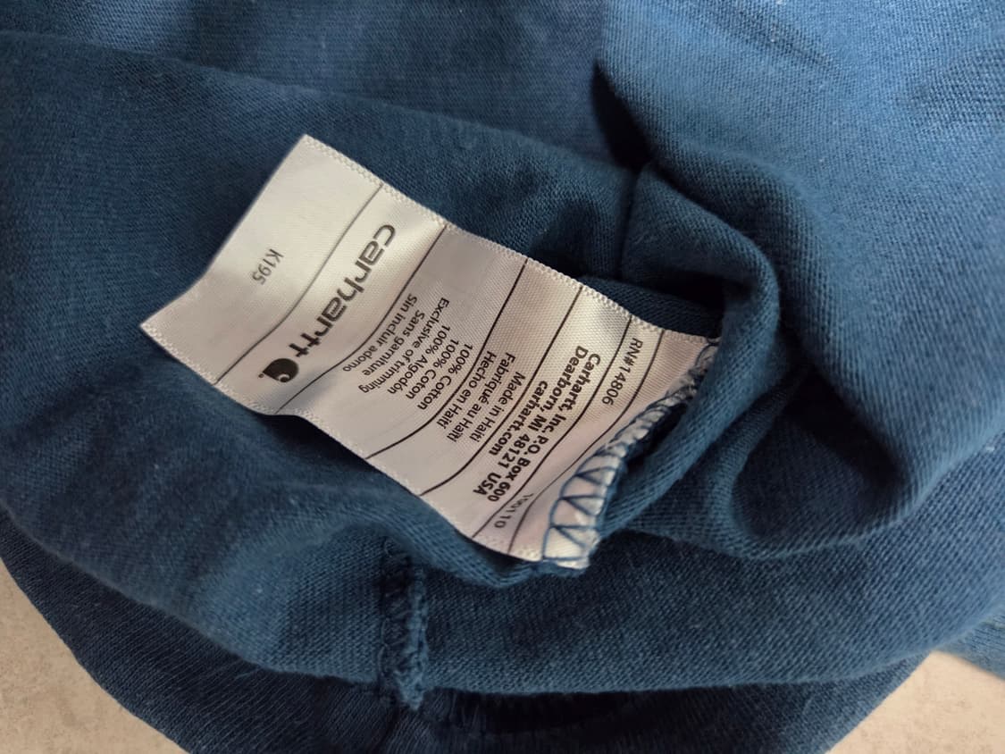 칼하트 오리지널 핏 로고 반팔 티셔츠 상품이미지5